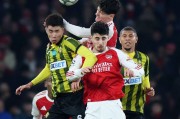 30分钟闪电四连击：阿森纳主场4-0横扫维冈竞技，足总杯第五轮强势晋级